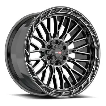 Vortek VRP-502BDCDT 22x10 6x135 / 6x139.7 -18 106.1 Black Diamond Cut W/ Dark Tint Expédition Rapide