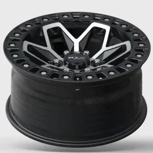 Premium RTX Zion 20x9 5x127 -15 71.5 Black Machined