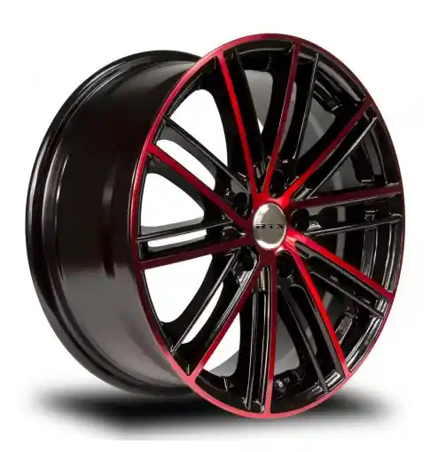 Dernière Chance RTX Strobe 5 18x8 5x114.3 45 73.1 Black Machined Red