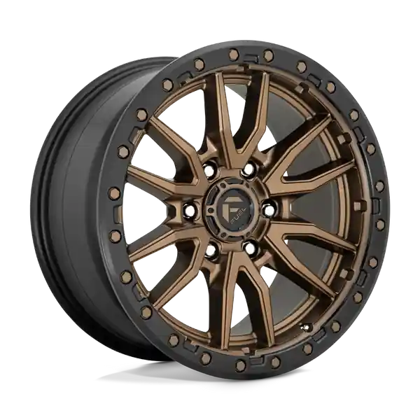 Commander Vite Fuel Off-Road D681 Rebel 22x9 6x135 20 87.1 Matte Bronze Black Bead Ring