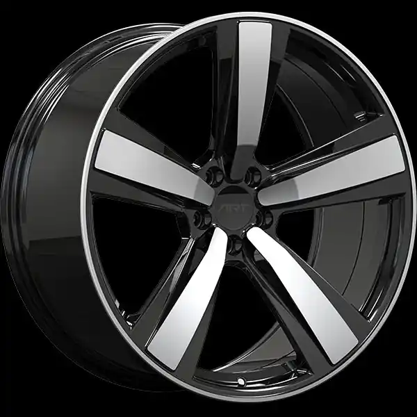 Livraison Mondiale ART Replica 379 21x9.5 5x112 26 66.5 Gloss Black - Machined Face
