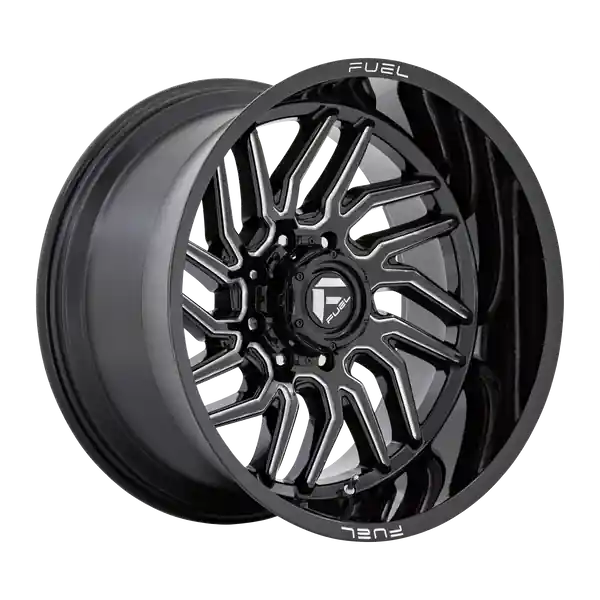 Livraison Gratuite FUEL OFF-ROAD D807 HURRICANE 22X12 6X139.7 -44 106.1 GLOSS BLACK MILLED