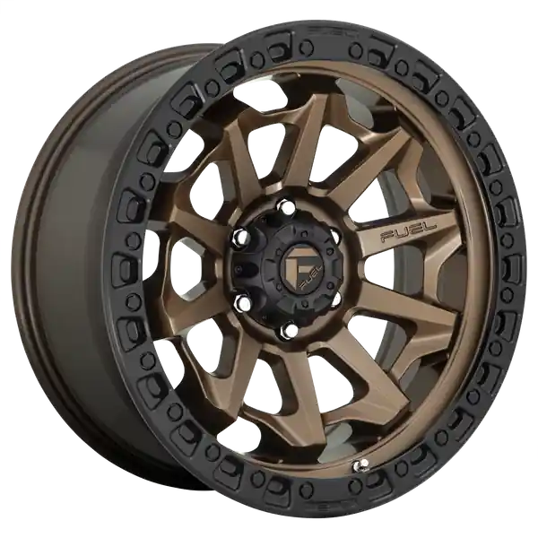 Usine Directe FUEL OFF-ROAD D696 COVERT 18X9 6X135 -12 87.1 MATTE BRONZE BLACK BEAD RING