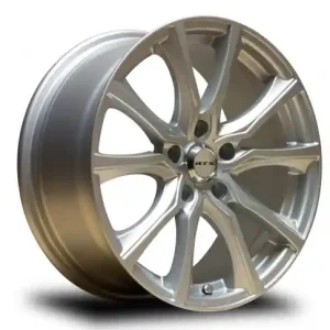 RTX Contour 18x8 5x114.3 42 73.1 Silver Garantie Incluse