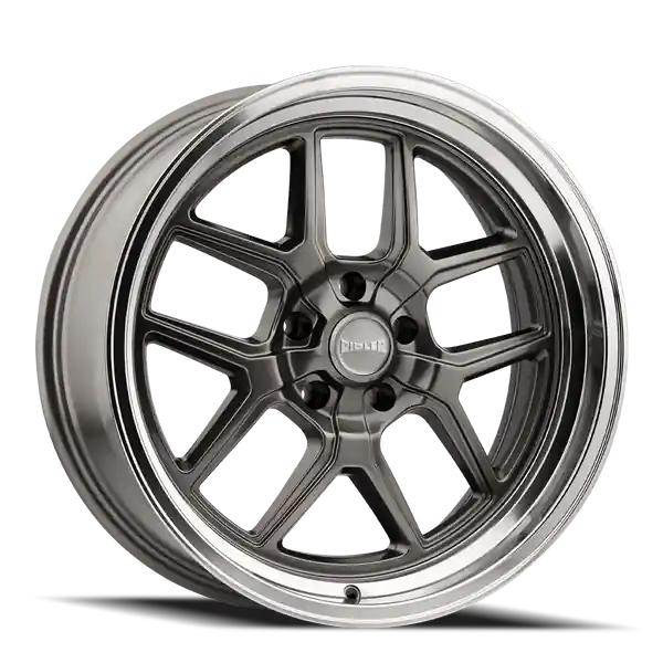 En Vogue Ridler 610 17x8 5x114.3 0 83.82 Gloss Grey Polished