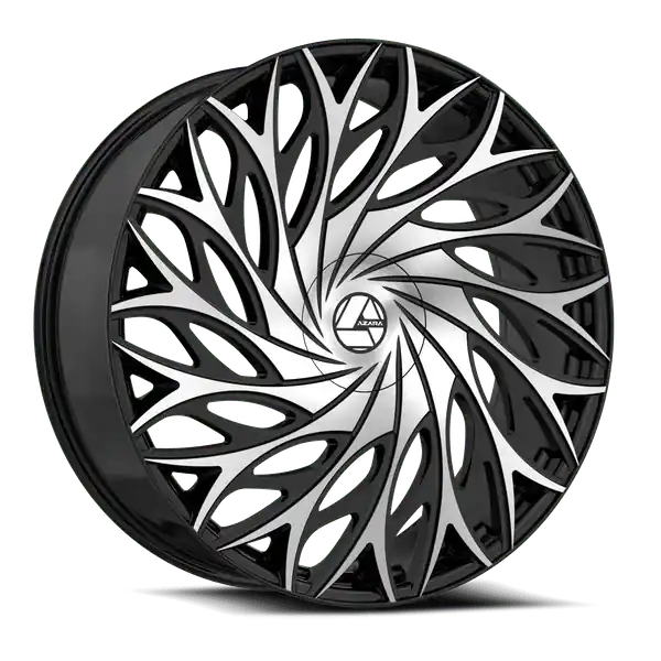 Azara AZA-525BM 22x8.5 5x114.3 / 5x120 38 74.1 Gloss Black Machined Édition Limitée