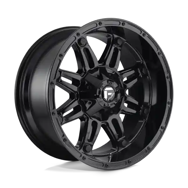 Fuel 1PC D625 Hostage 18x9 6x135 / 6x139.7 -12 106.1 Gloss Black Pas Cher