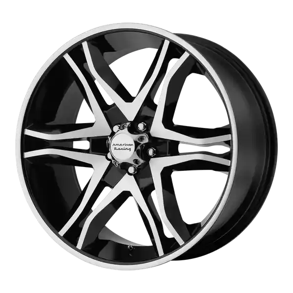 American Racing Ar893 Mainline 18x8.5 6x135 30 87.1 Gloss Black Machined Certifié