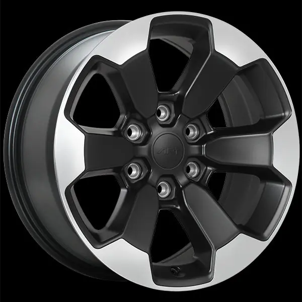 ART Replica 167 18x8.0 6x139.7 20 77.8 Satin Black - Machined Face Marque
