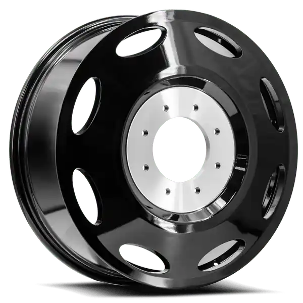 XF Offroad DUALLY INNER 26x8.25 8x165.1 100 121.3 Gloss Black Dually Expédition Rapide