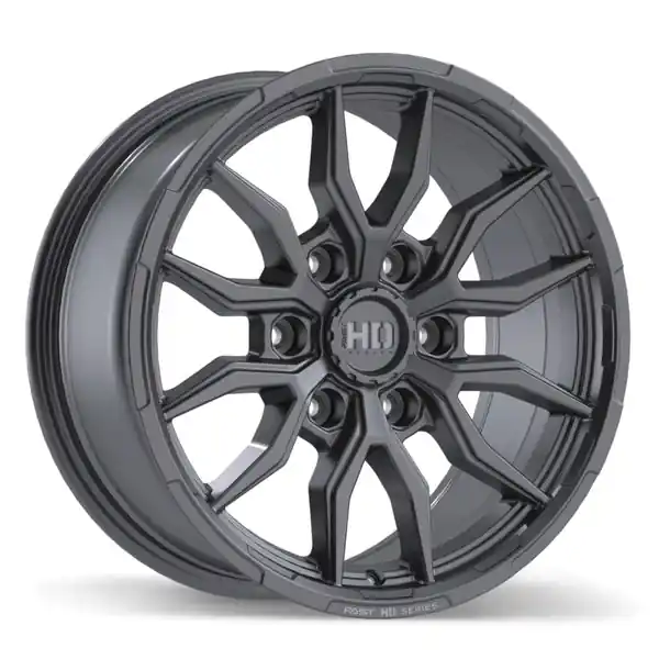 Vente Directe Fast HD Grit 17x8.0 6x139.7mm +24 78.0mm Satin Gunmetal with Milling