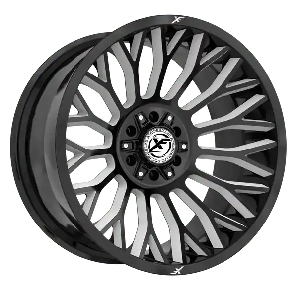 XF Offroad XF-237 20x9 5x127 / 5x139.7 12 78.1 Gloss Black Milled Bon Marché