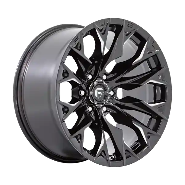 Garantie Incluse FUEL OFF-ROAD D803 FLAME 22X12 6X135 -44 87.1 GLOSS BLACK MILLED