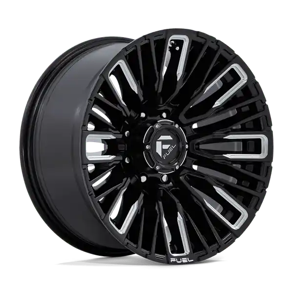 Super Prix Fuel Off-Road D849 Rebar 20x10 8x180 -18 124.2 Gloss Black Milled