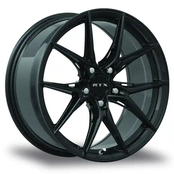 Livraison Mondiale RTX Slick 17x7.5 5x114.3 42 73.1 Gloss Black