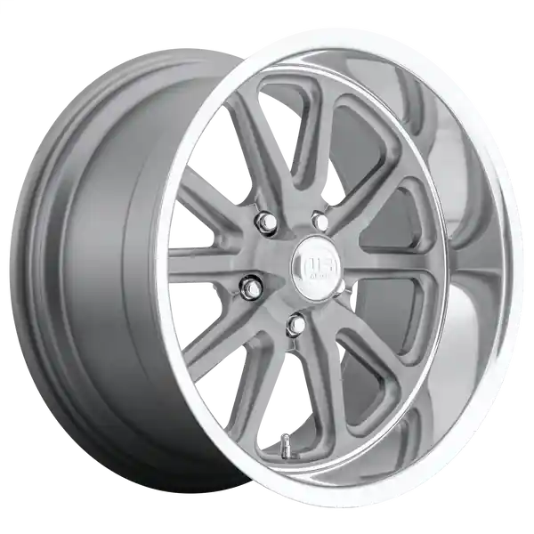 Édition Limitée Us Mag 1pc U111 Rambler 18x9.5 5x127 1 78.1 Matte Gun Metal Machined