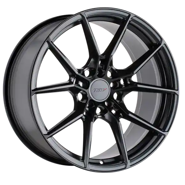 Fait Main TSW NEPTUNE 19X8 5X108 40 72.1 SEMI GLOSS BLACK