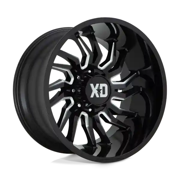 Commander Maintenant XD Wheels Xd858 Tension 22x10 6x139.7 -18 106.1 Gloss Black Milled