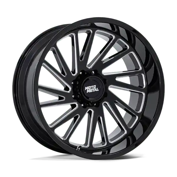 Produit De Marque Moto Metal Mo811 Combat 20x10 8x170 -18 125.1 Gloss Black Milled