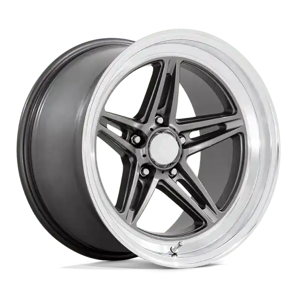 American Racing Vintage Vn514 Groove 18x10 5x127 0 78.1 Anthracite With Diamond Cut Lip Expédié Aujourd’hui