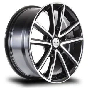 RTX Auburn 17x7.5 5x127 35 71.5 Black Machined Dernier Modèle