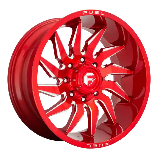 Original FUEL OFF-ROAD D745 SABER 22X12 6X139.7 -44 106.1 CANDY RED MILLED