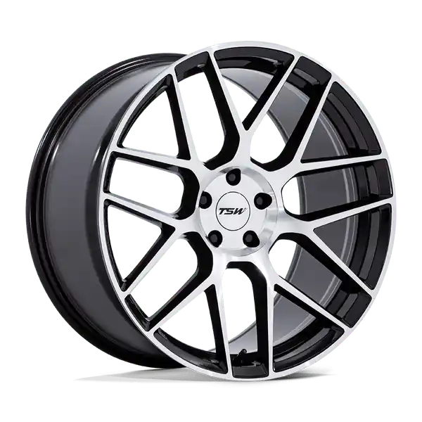 Nouvel Arrivage TSW Tw002 Lasarthe 18x10.5 5x112 35 66.56 Gloss Black Machined