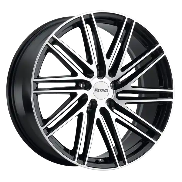 Acheter Direct Petrol P1c 20x8.5 5x108 40 72.1 Gloss Black W / Machined Face