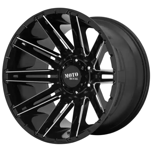 Vente Flash Moto Metal Mo998 Kraken 20x10 5x139.7 -18 78.1 Gloss Black Milled