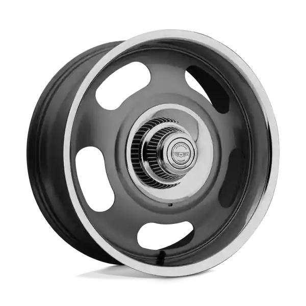 American Racing Vintage Vn506 17x7 5x120.65 / 5x127 0 78.1 Mag Gray Center Polished Lip Meilleur Choix