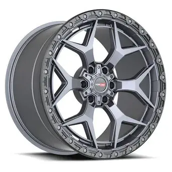 Vortek VRT-603MTB 18x9 6x135 / 6x139.7 0 106.1 Matte Titanium Black Bead Ring Expédié Aujourd’hui