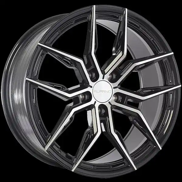 Nouveauté Ruffino Eleganza 18x8.0 5x108 45 63.4 Gloss Black - Machined Face
