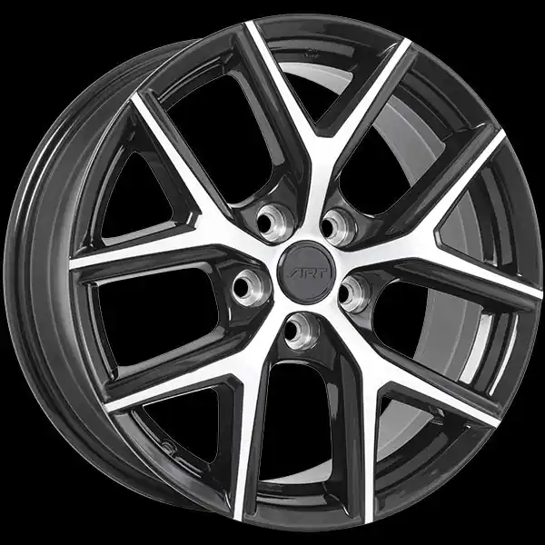 ART Replica 383 18x7.5 5x114.3 45 60.1 Gloss Black - Machined Face Affaire À Saisir
