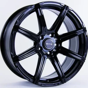 RTX Compass 17x7.5 5x114.3 40 73.1 Gloss Black Gros Lot