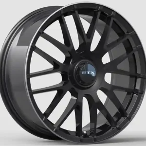 Promotion Saisonnière RTX Oe Mb-01 20x8.5 5x112 38 66.6 Gloss Black With Machined Lip