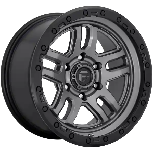 Populaire FUEL OFF-ROAD D701 AMMO 18X9 6X135 1 87.1 MATTE GUN METAL BLACK BEAD RING
