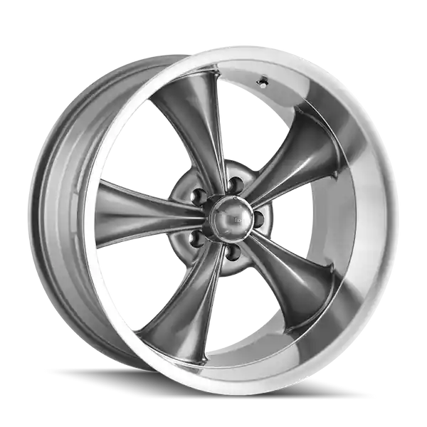 Ridler 695 22x9 5x127 0 83.82 Grey / machined Lip Dernière Chance