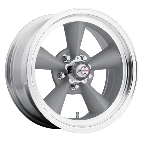 American Racing Vintage Vn309 Tt O 15x8.5 5x127 -24 83.06 Vintage Silver Machined Lip Bon Plan