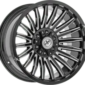 XF Offroad XF-231 20x10 5x127 / 5x139.7 -12 78.1 Gloss Black Milled Authentique