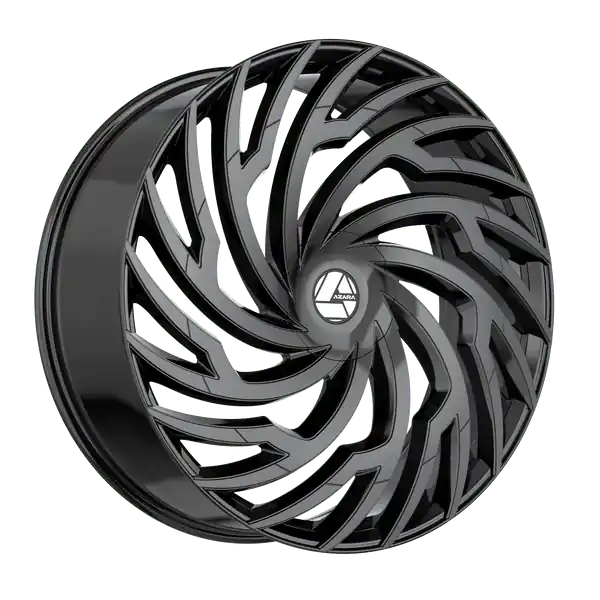 Azara AZA-536GB 22x8.5 5x112 / 5x114.3 38 74.1 Gloss Black Seulement Aujourd’hui