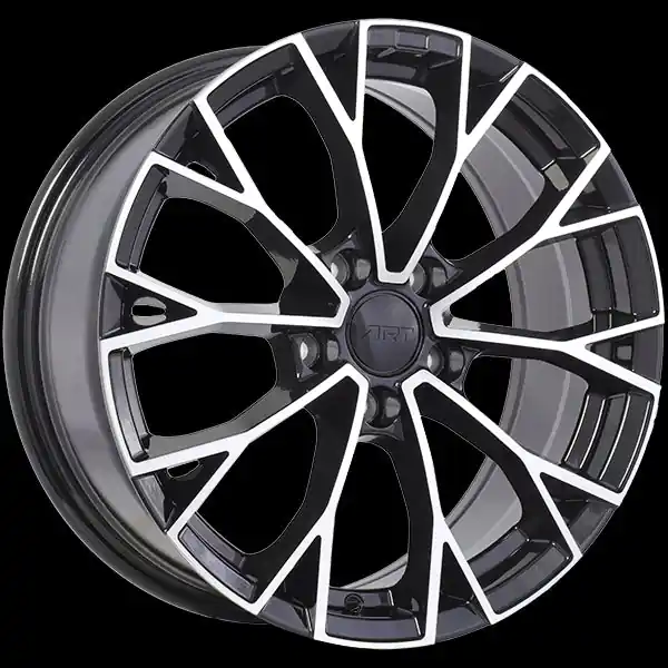 ART Replica 382 19x8.0 5x112 45 57.1 Gloss Black - Machined Face Meilleur Prix