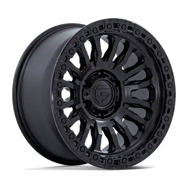 Prix Choc Fuel 1PC Fc857 Rincon 20x10 8x170 -18 125.1 Matte Black With Gloss Black Lip