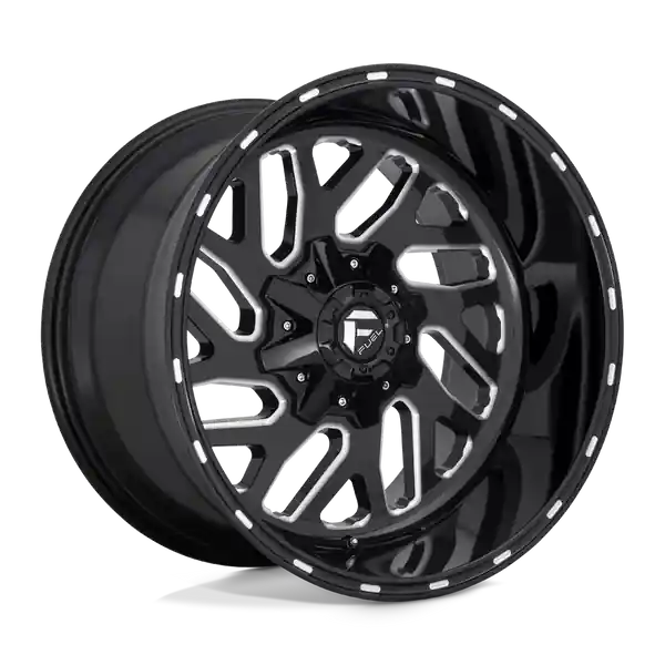 Fuel 1PC D581 Triton 20x10 8x170 -18 125.1 Gloss Black Milled Garantie Incluse