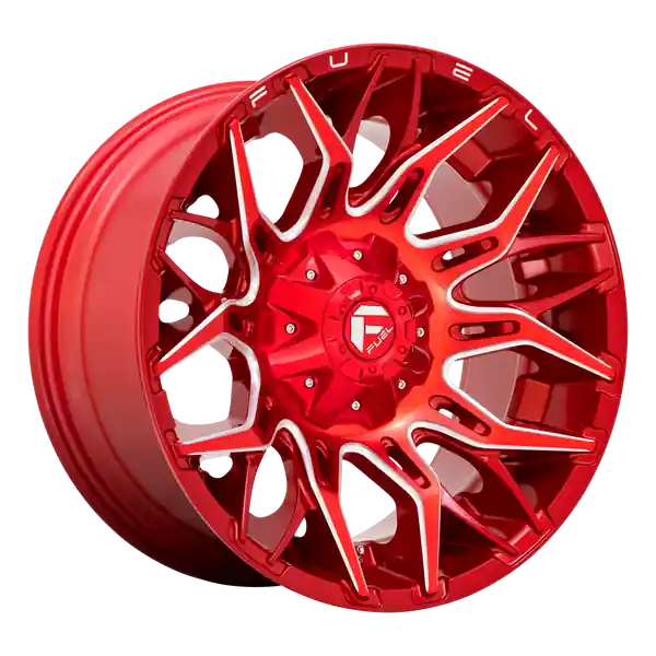 Gros Lot FUEL OFF-ROAD D771 TWITCH 22X12 5X114.3 / 5X127 -44 78.1 CANDY RED MILLED
