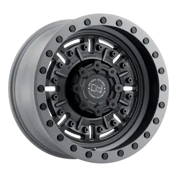 Black Rhino Abrams 18x9.5 6x139.7 12 112.1 Textured Matte Gunmetal Expédition Rapide