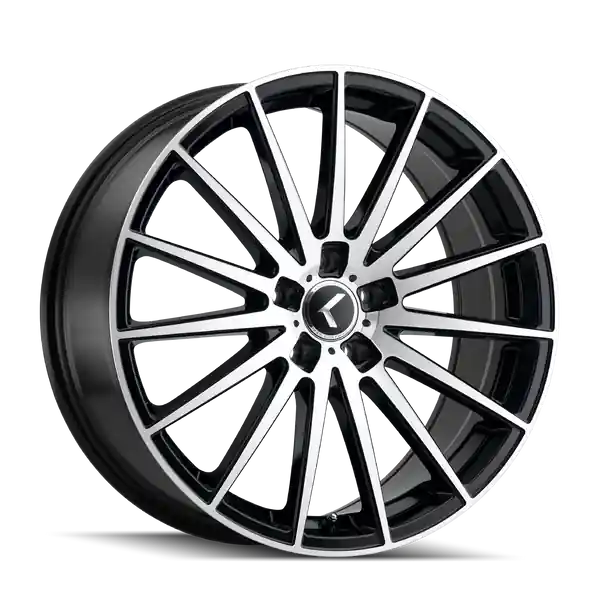 Kraze Stunna Kr191 22x8.5 5x120 38 74.1 Black / machined Face Tendance
