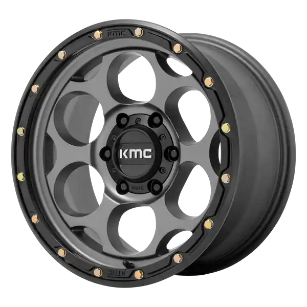 Acheter En Ligne KMC Wheels Km541 Dirty Harry 17x8.5 8x170 0 125.1 Satin Gray With Black Lip