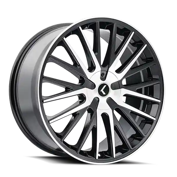 Expédition Rapide Kraze Double Down Kr185 18x8 5x108 5x114.3 40 73 Gloss Black Machined