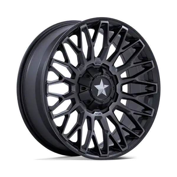 MSA Offroad Wheels M50 Clubber 24x7 4x137 / 4x156 0 110.1 Matte Black Ddt Livraison Mondiale