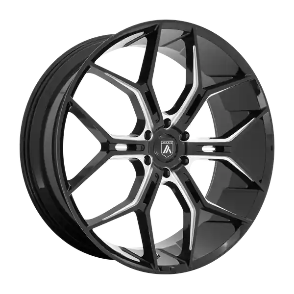 Offre Du Jour Asanti Wheels Black Label Abl-38 Monarch Truck 22x9.5 6x120 38 66.9 Gloss Black Milled